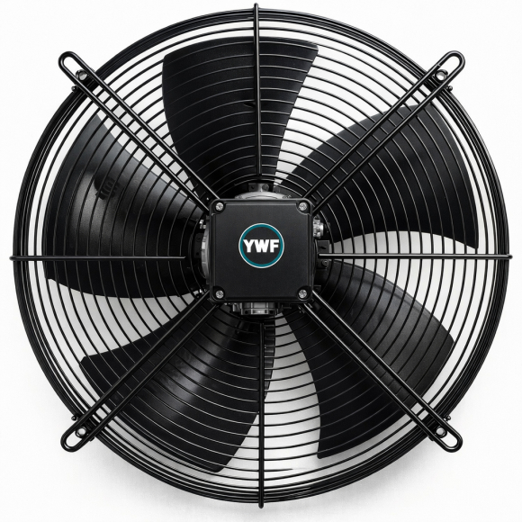Вентилятор осевой YWF 4D-500 с защитной решеткой